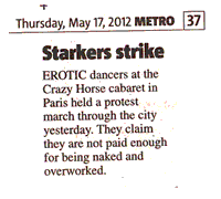 London Metro - Thursday 17th May 2012