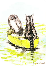 Owl and Pussy Cat - Lynton Lamb