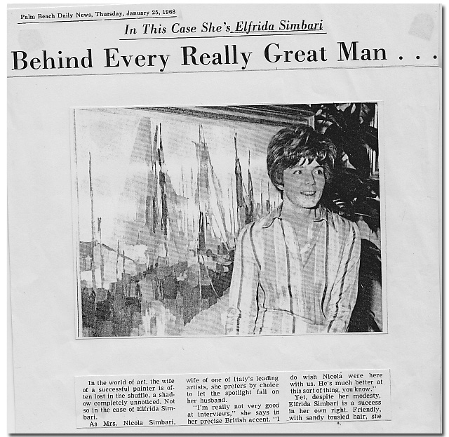 Elfrida Simbari - "Behind Every Really Great Man"