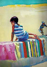 “Boy on a Beach Towel” - Nicola Simbari